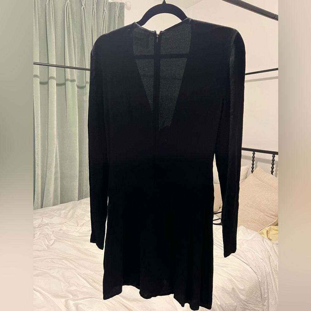 Reformation Gia Black Mini Dress - Picture 4 of 6